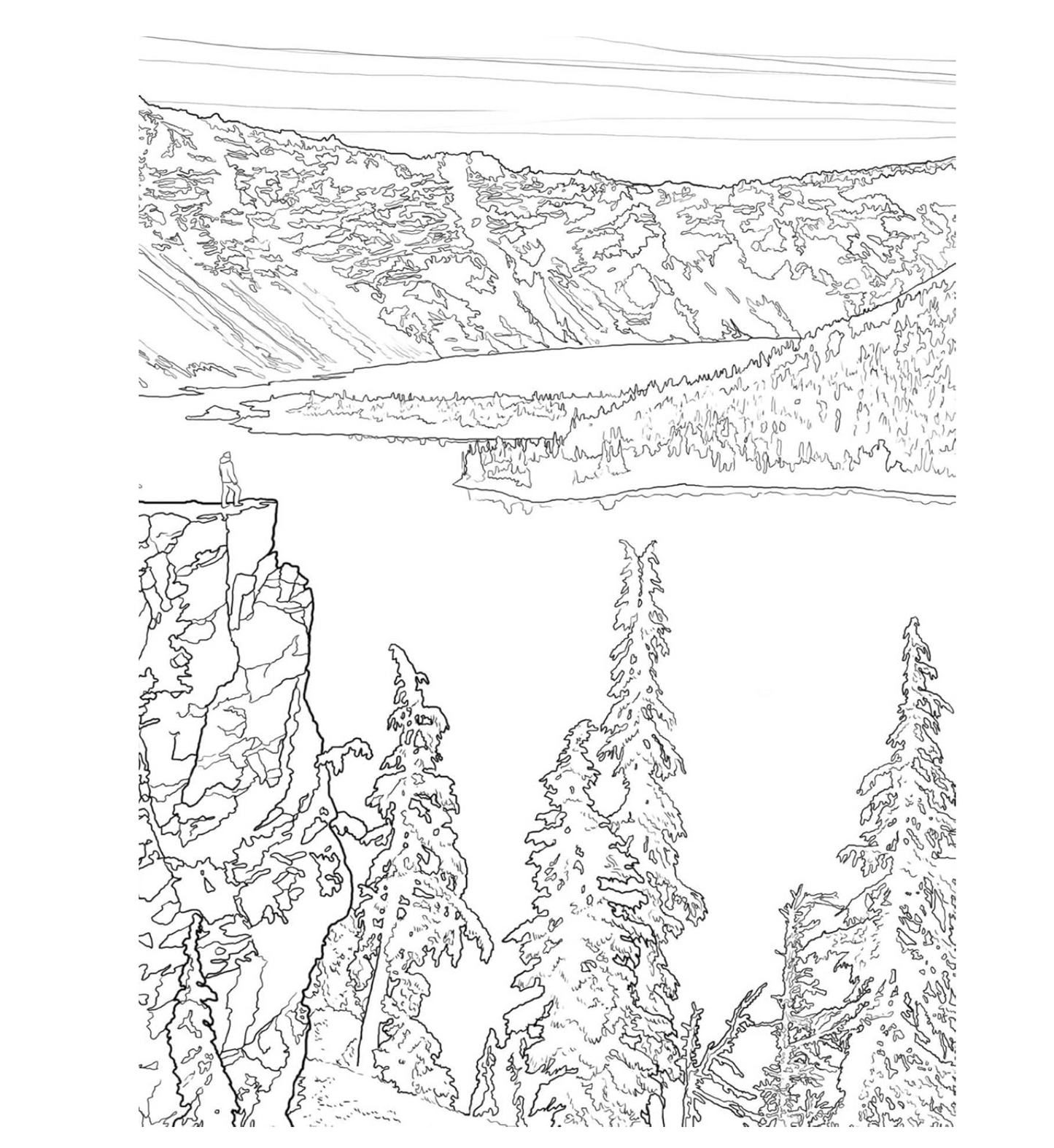 The National Parks Postcard Coloring Book