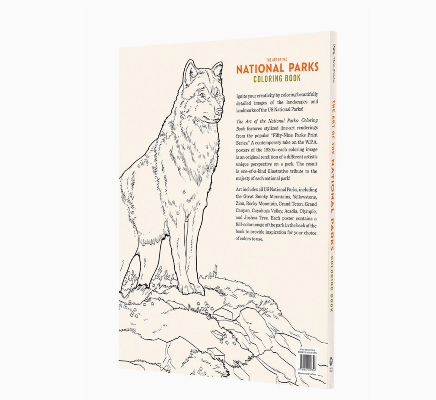 The Art of the National Parks Coloring Book