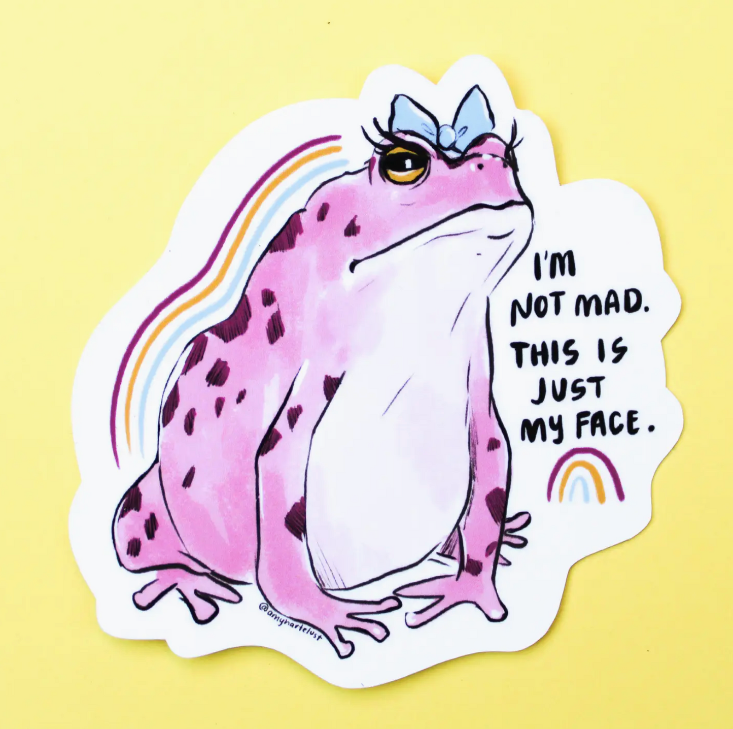 I'm Not Mad This Is Just My Face Sticker