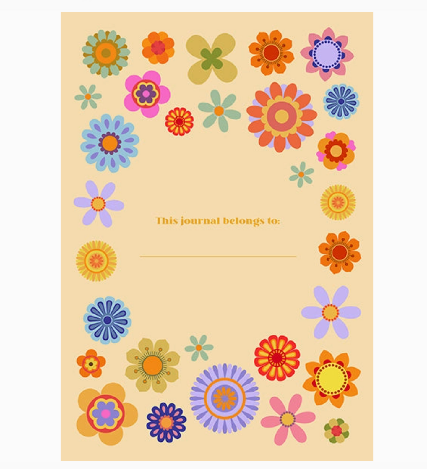 I'm a Delicate F*cking Flower Embroidered Journal