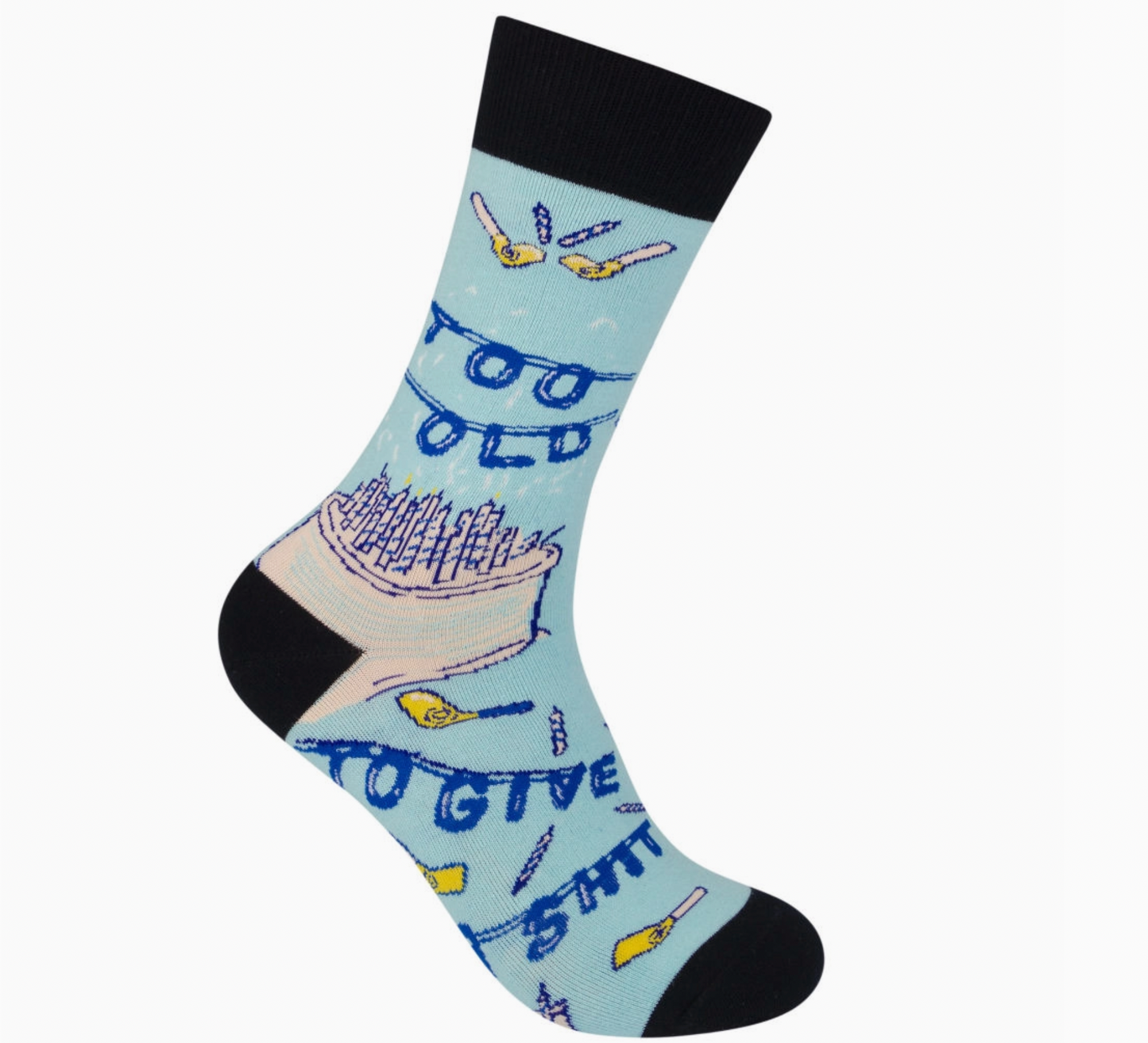 Too Old To Give A Shit Socks