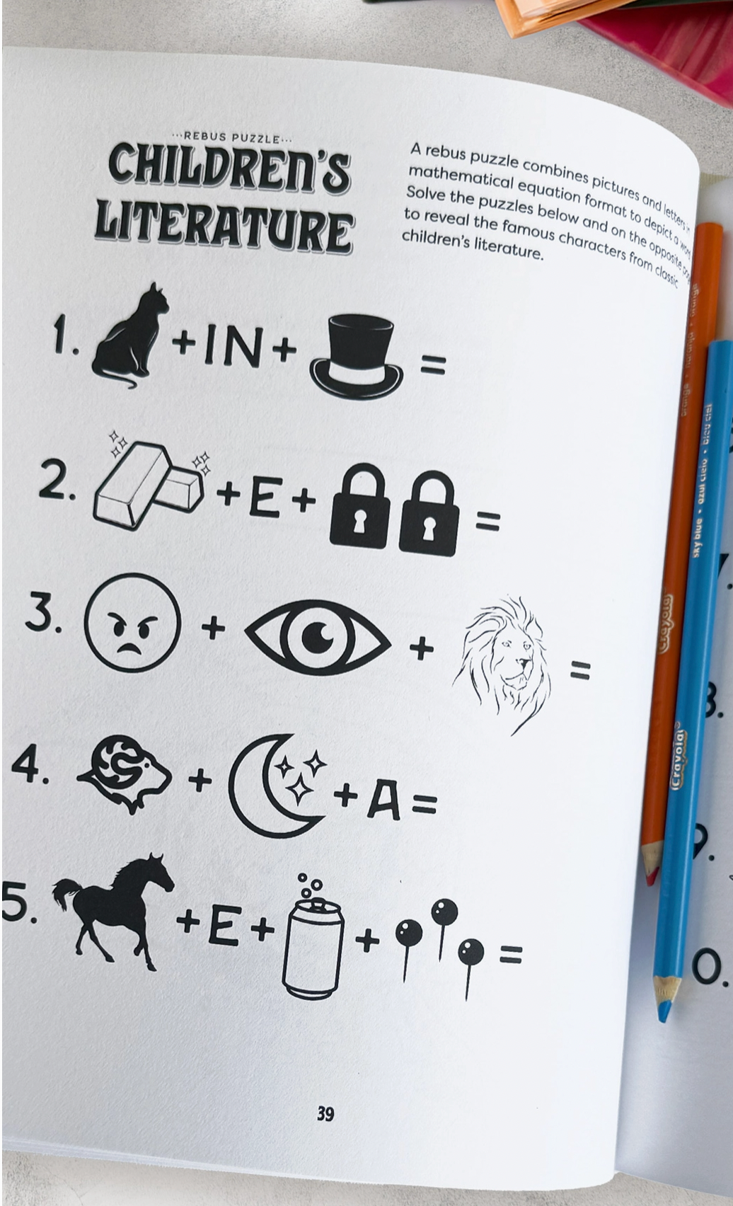 Once Upon A Time: A Literary Activity Book For Adults