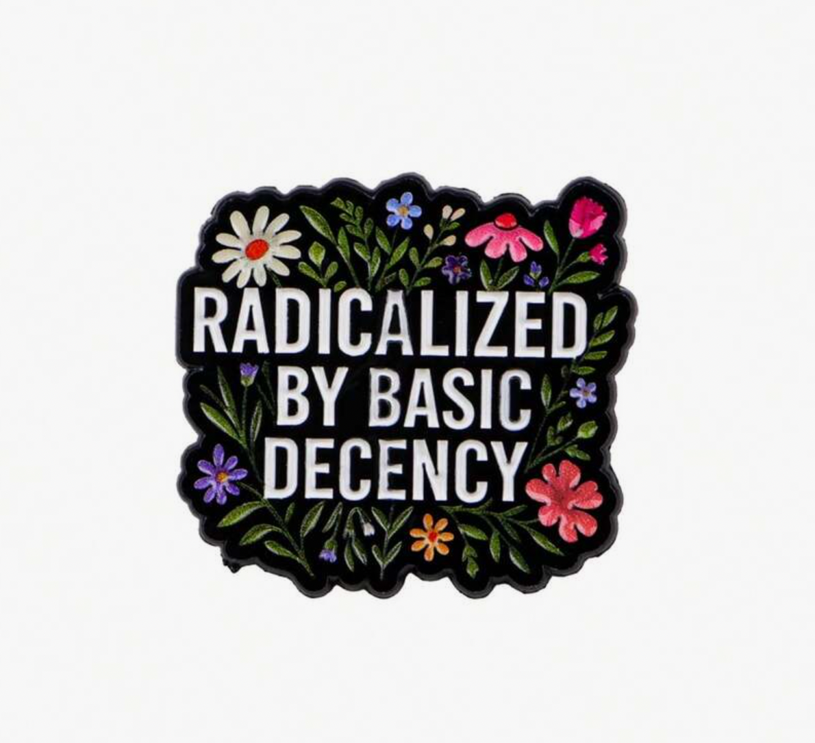 Radicalized By Basic Decency Pin
