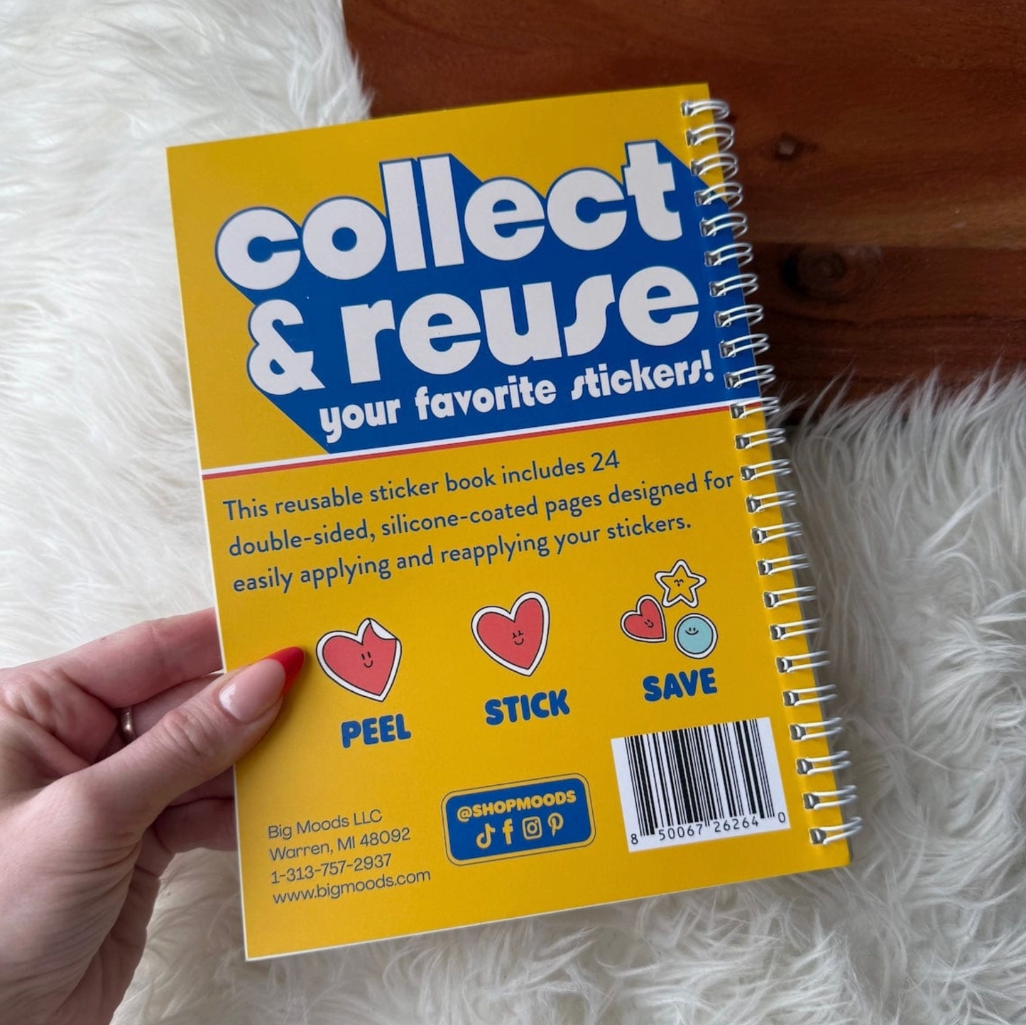 The Unused Sticker Book (Yellow)