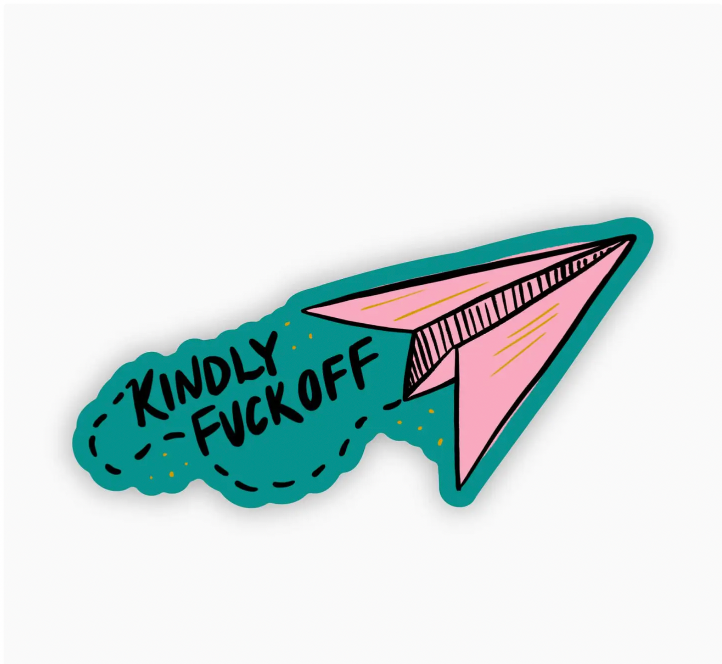 Kindly Fuckoff Sticker