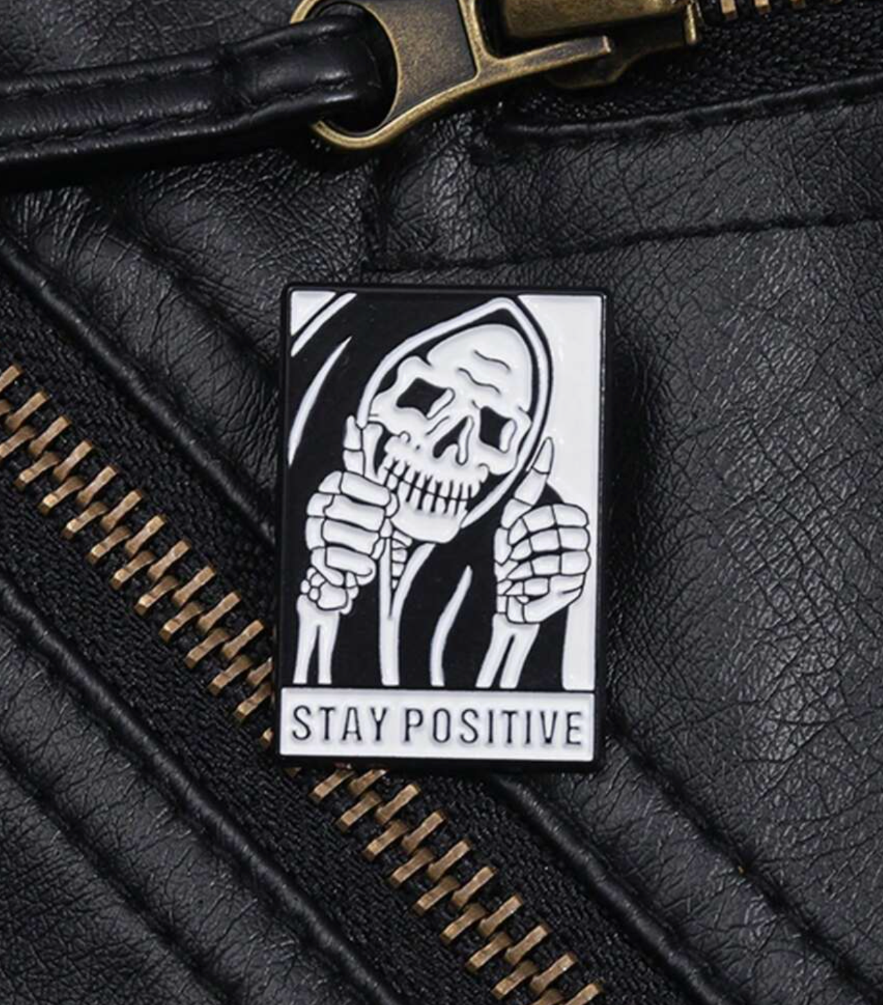 Stay Positive Pin