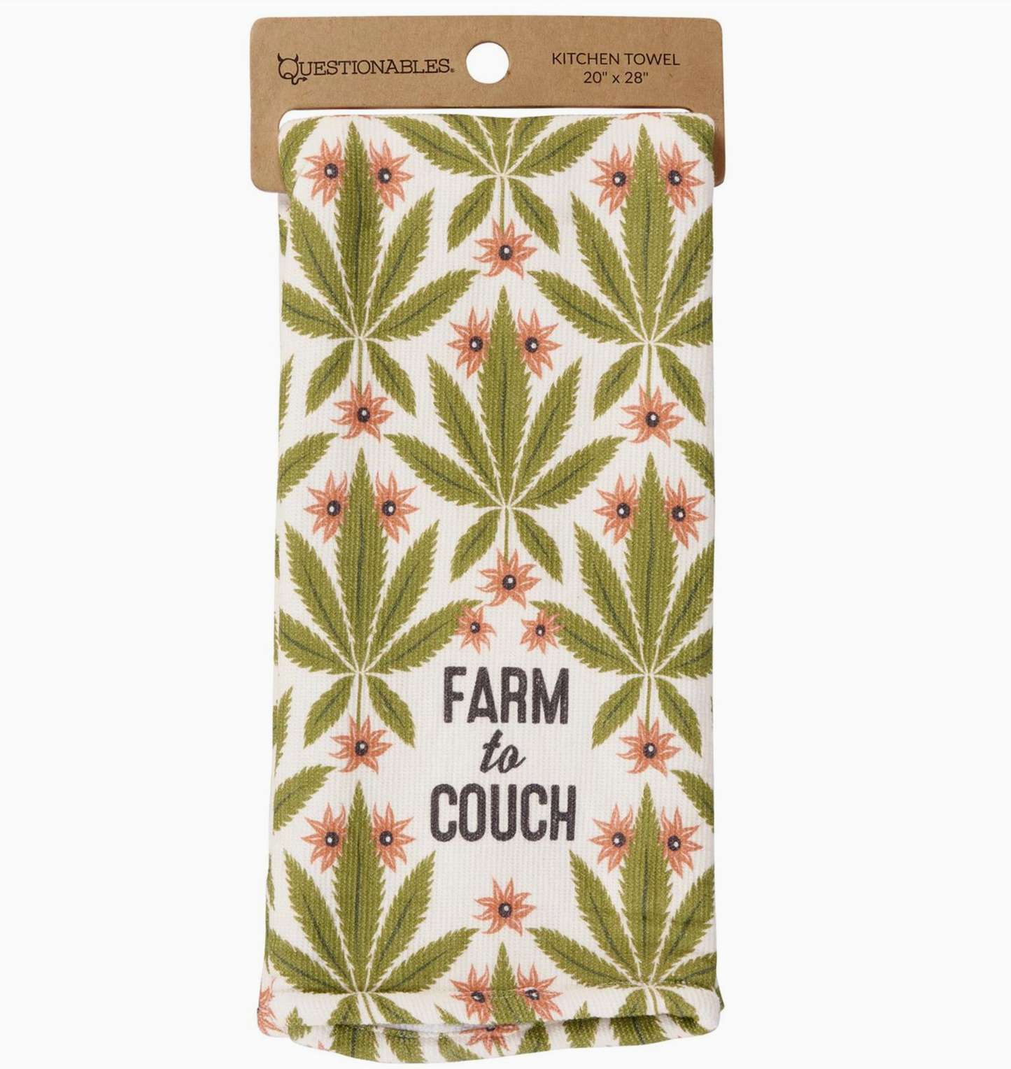 Farm To Couch Hand Towel
