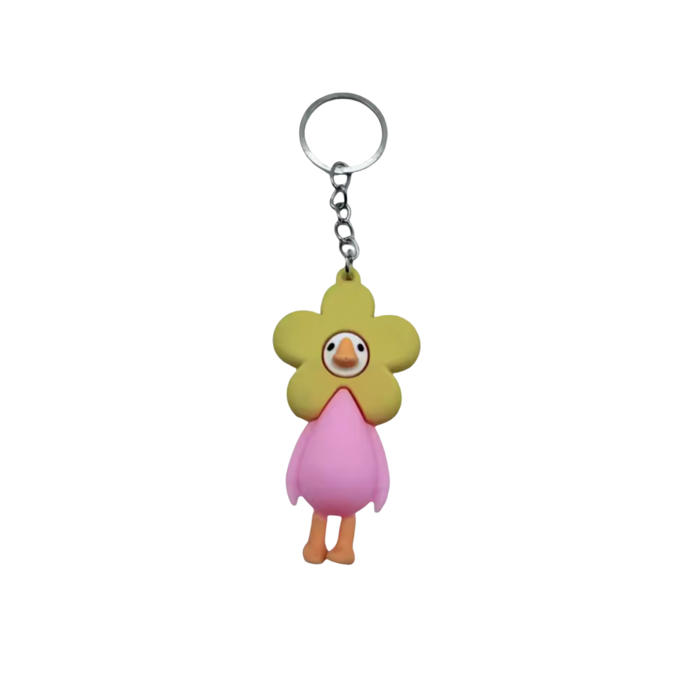 Flower Duck (Pink) Keychain