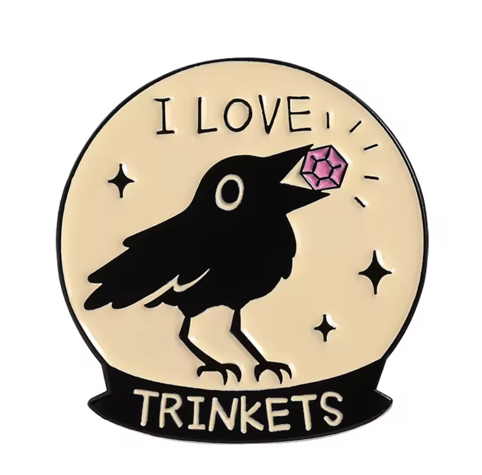 I Love Trinkets Pin