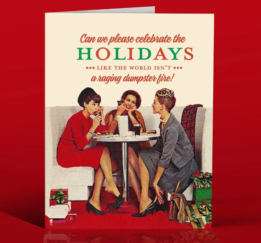 Can We Please Celebrate The Holidays Card
