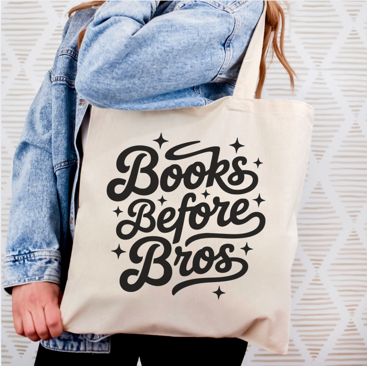 Books Before Bros Tote Bag