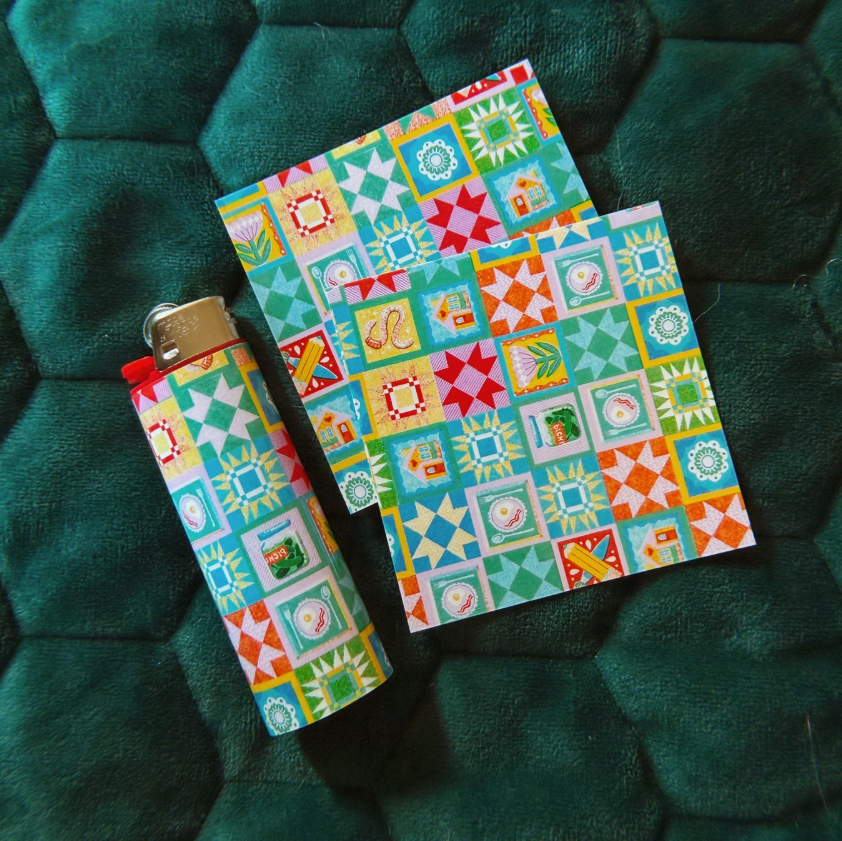 Cozy Quilt Lighter Vinyl Wrap