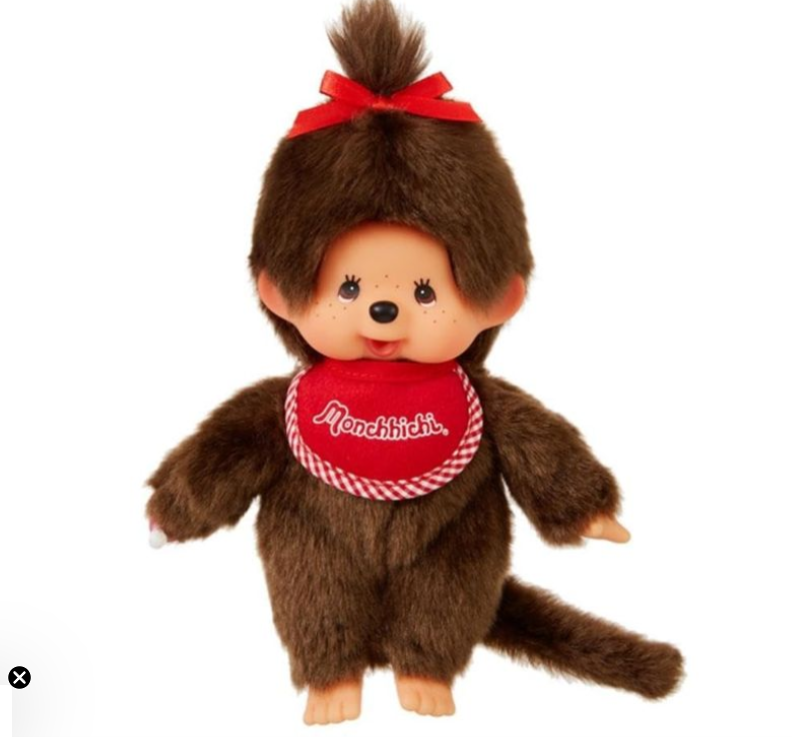 Monchhichi Classic Small Plush- Girl