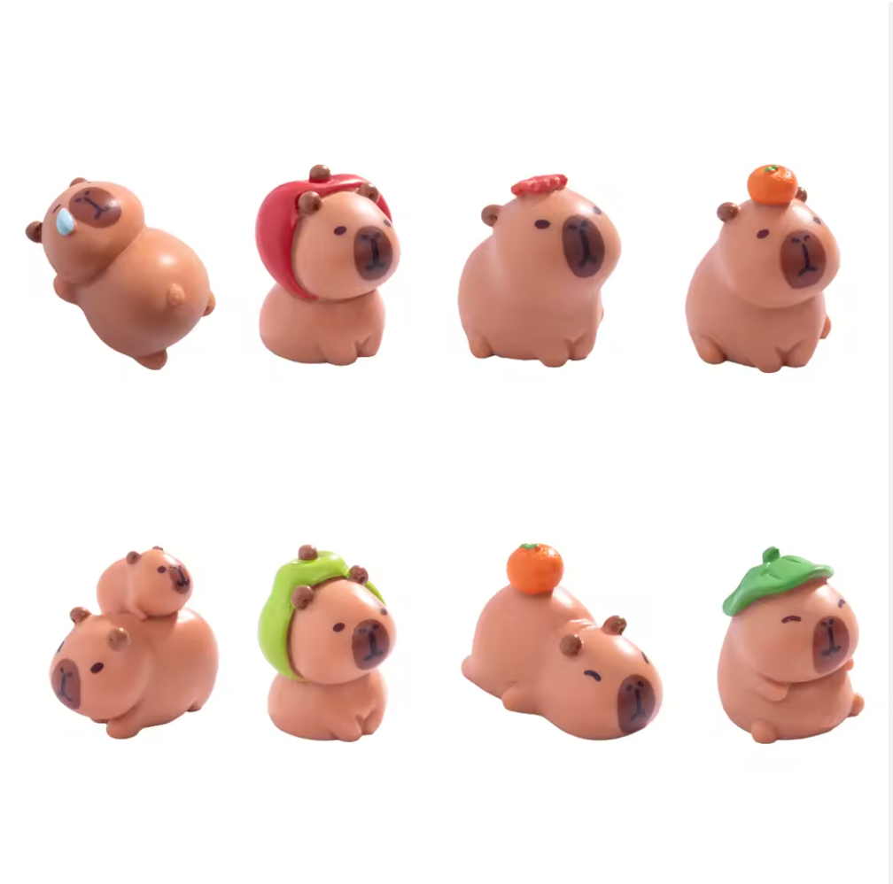 Mystery Capybara Figurine Surprise Pull