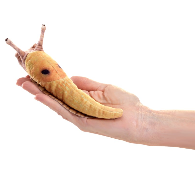 Mini Banana Slug Finger Puppet