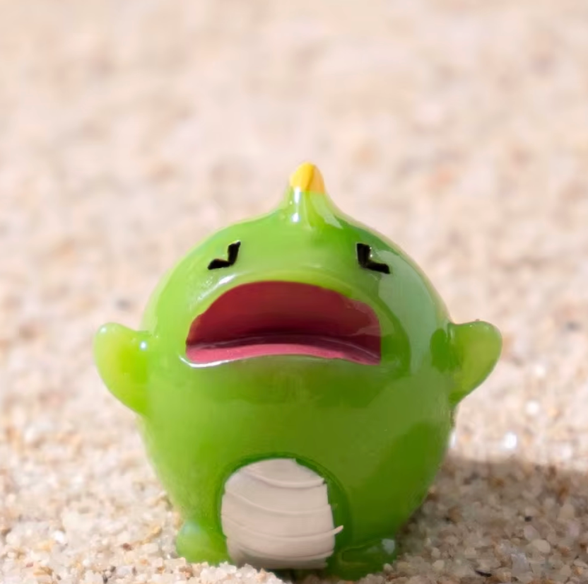 Mini Green Dino Buddy Surprise Pull