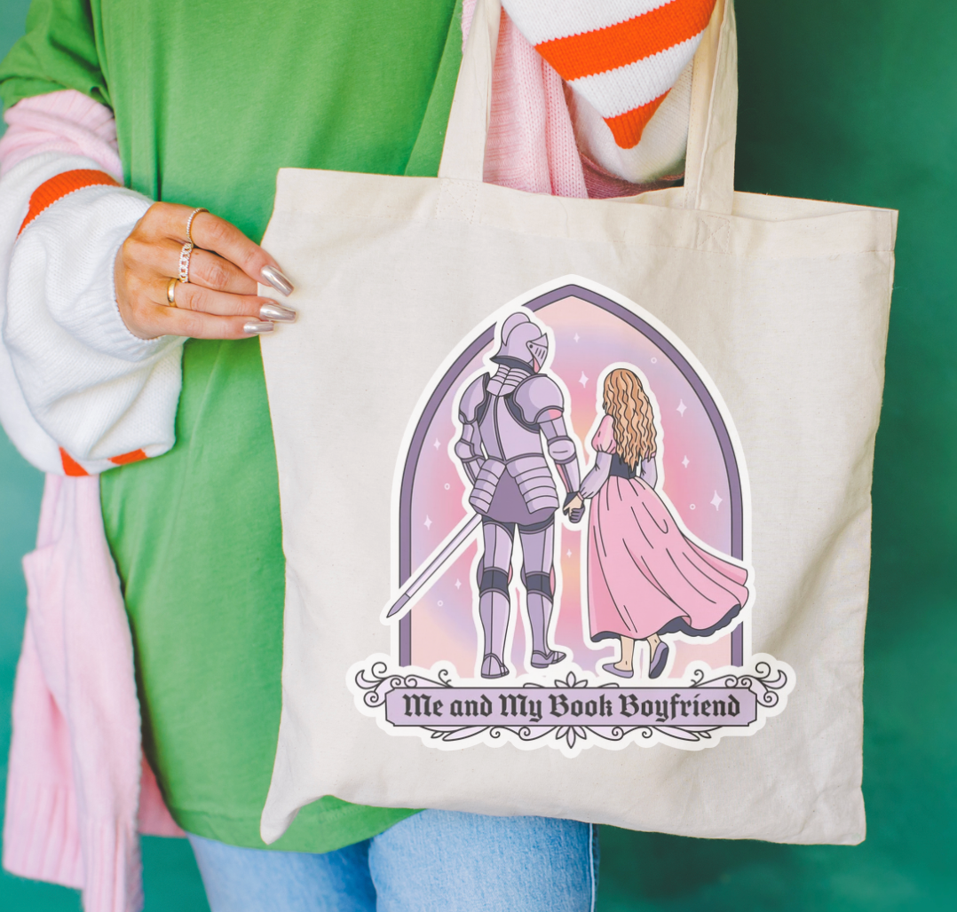 Me And My Book Boyfriend Tote Bag