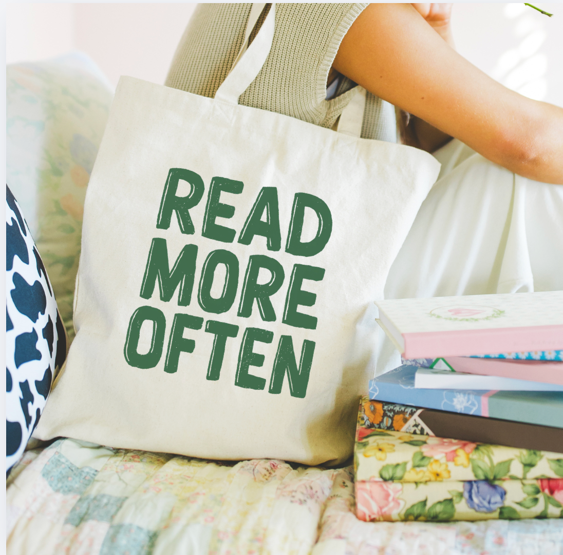 Read More Often Tote Bag