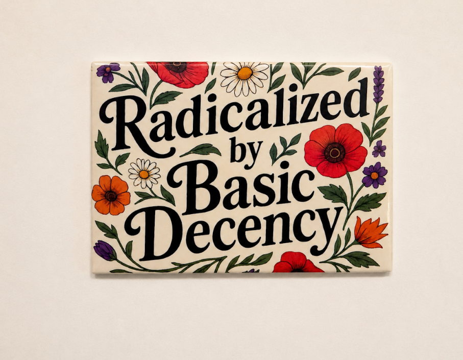 Radicalized By Basic Decency Magnet (Style 2)