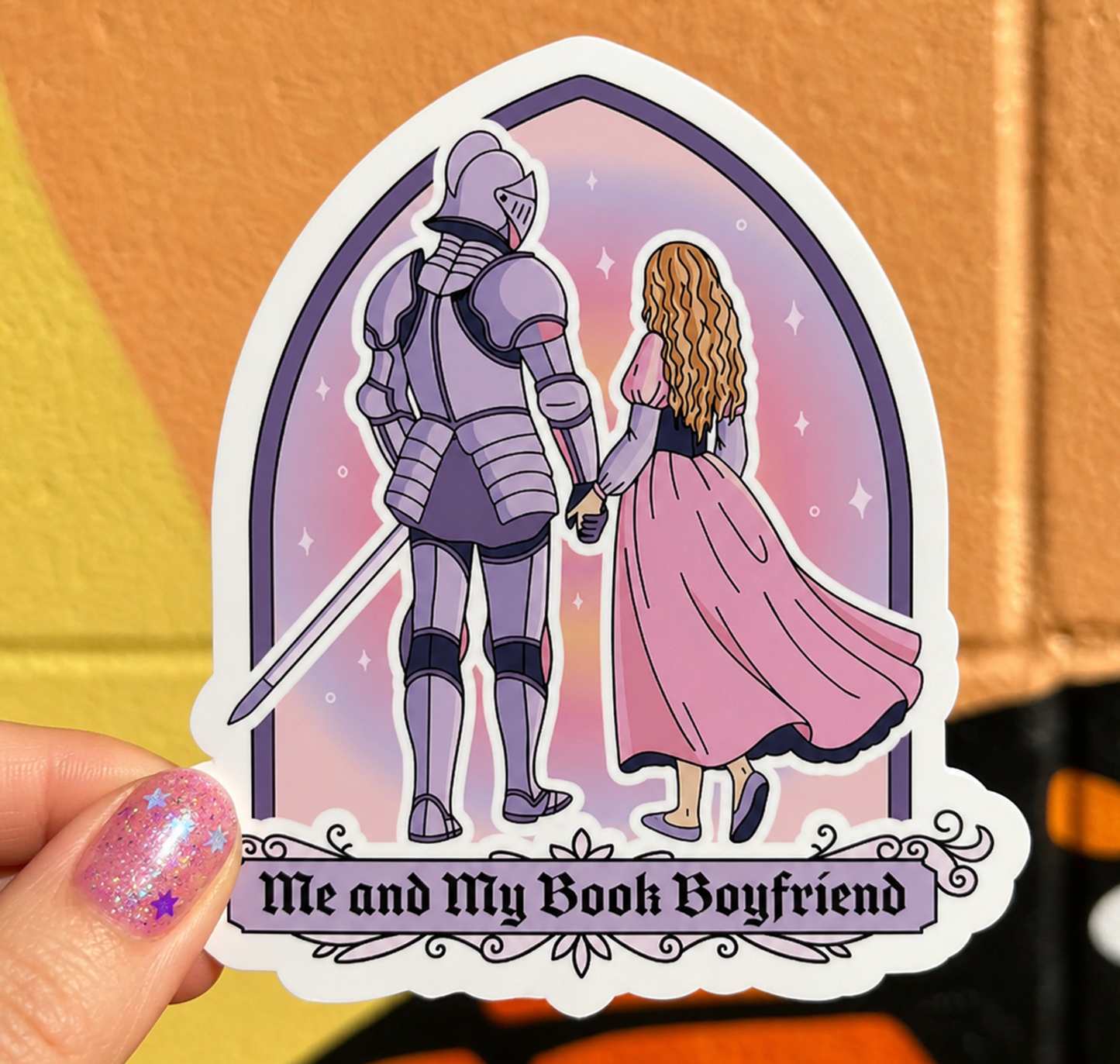 Me And My Book Boyfriend Sticker