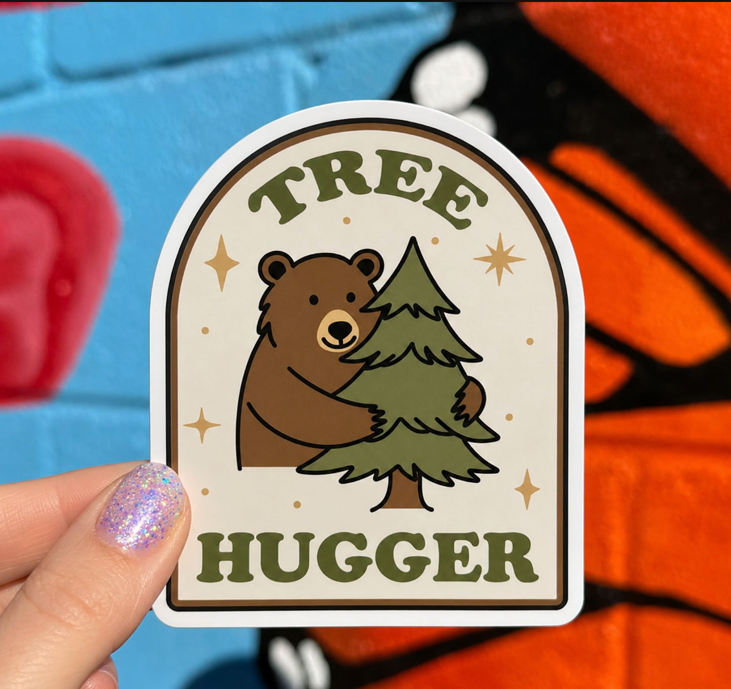 Tree Hugger Sticker