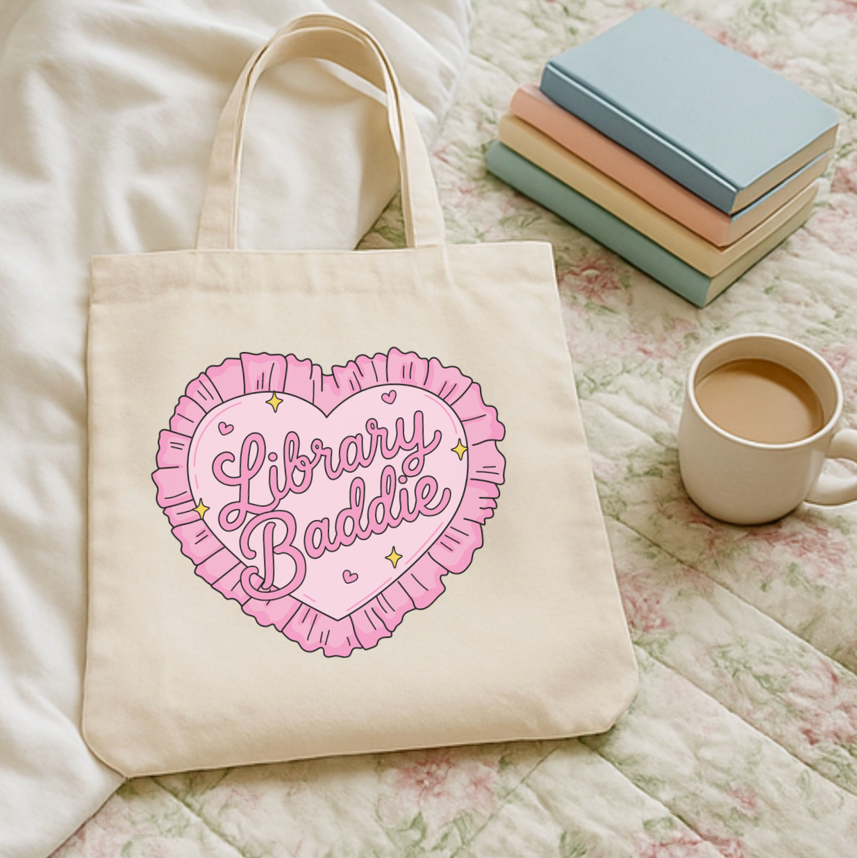 Library Baddie Tote Bag