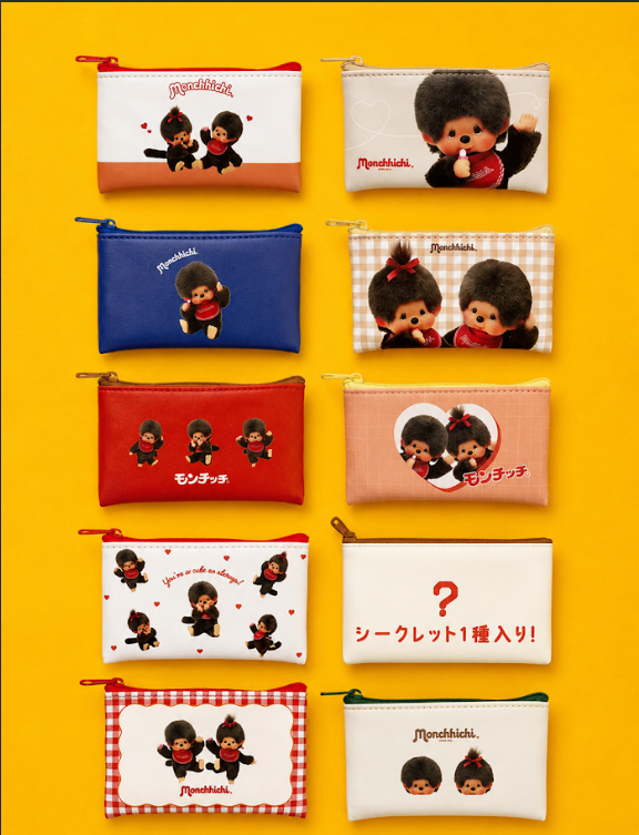 Monchhichi Secret Flat Mini Pouch- Blind Box