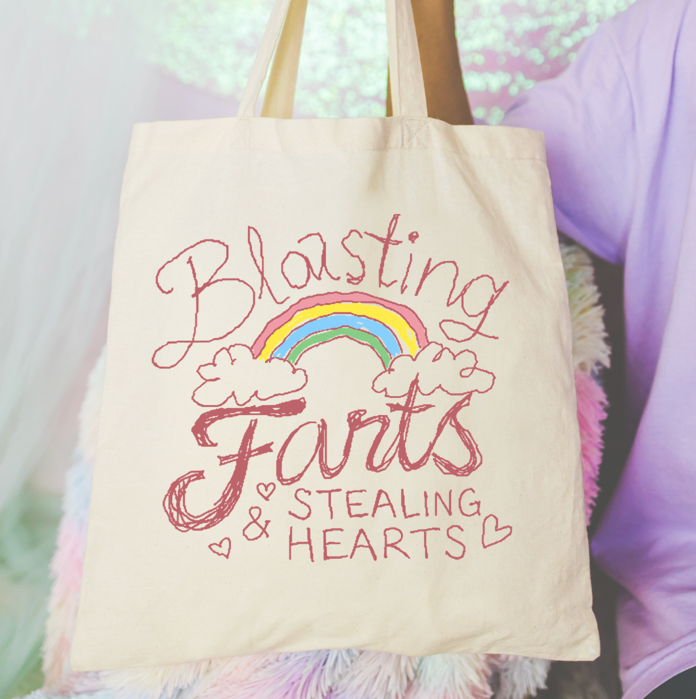 Blasting Farts & Stealing Hearts Tote Bag