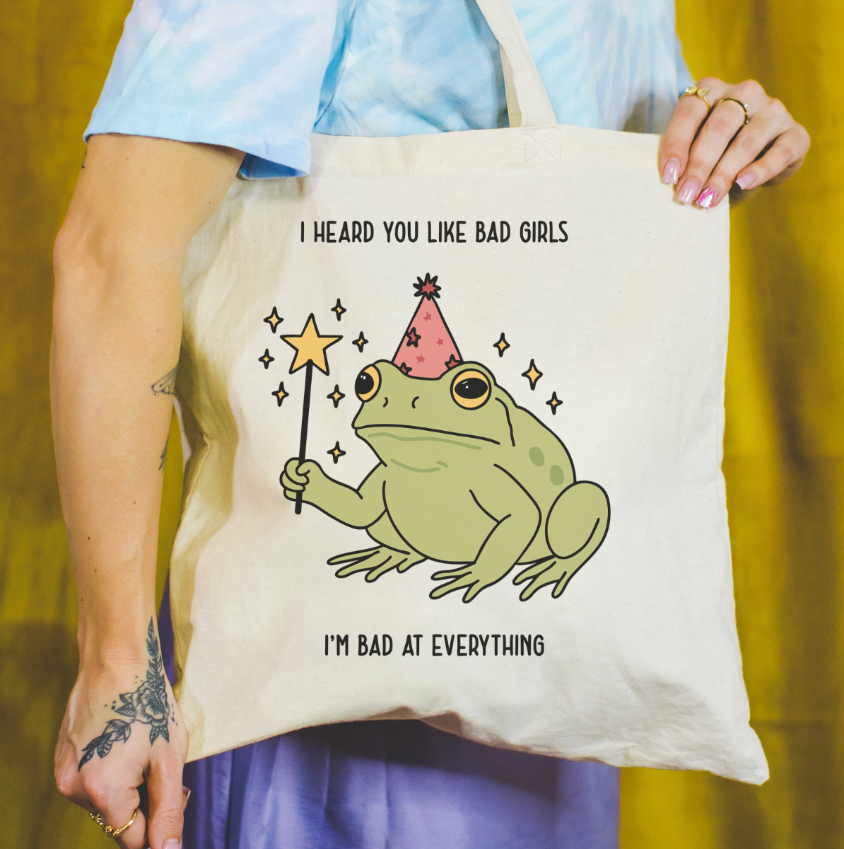 I Heard You Like Bad Girls I'm Bad At Everything Tote Bag