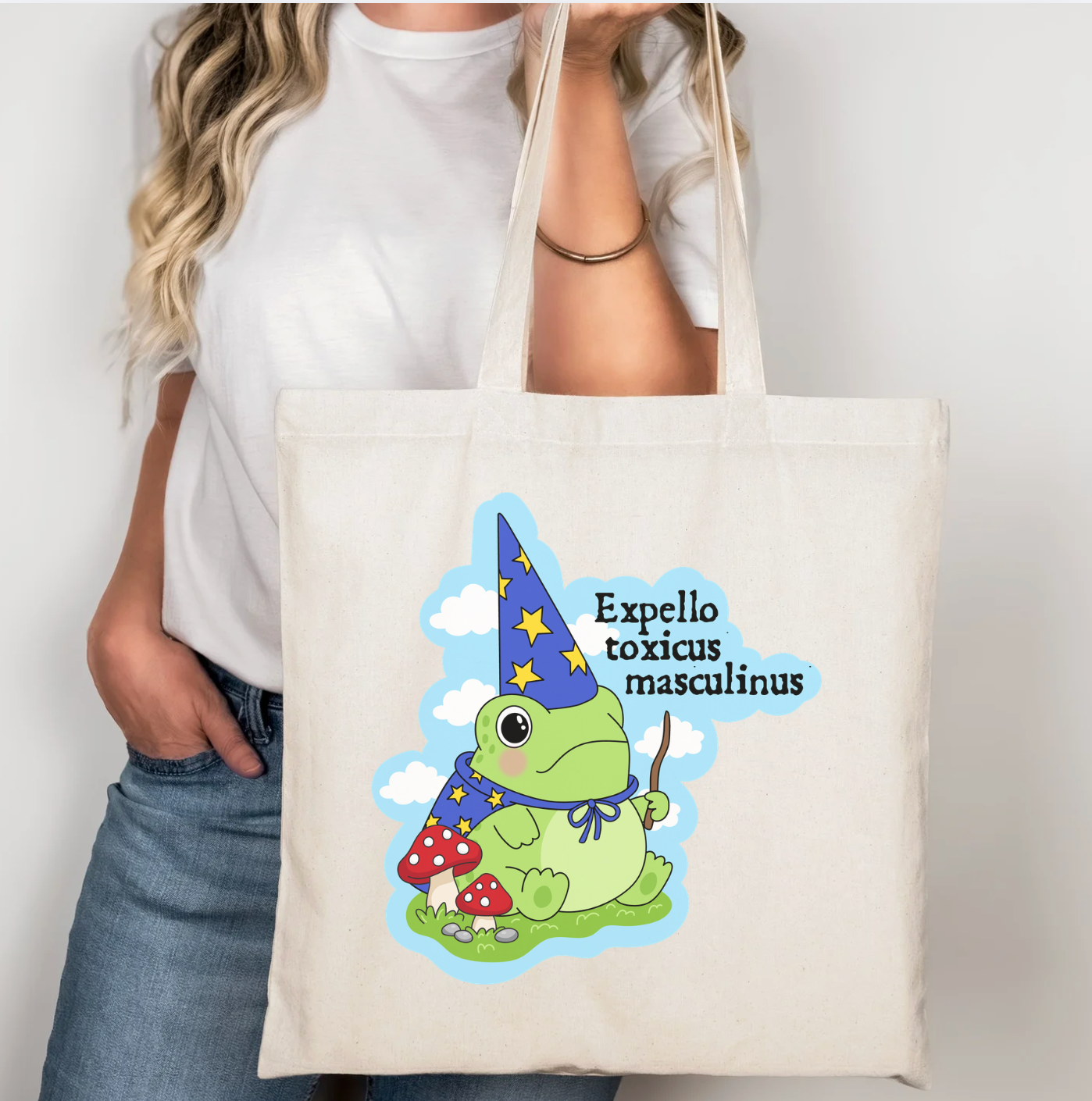 Expello Toxicus Masculinus Tote Bag