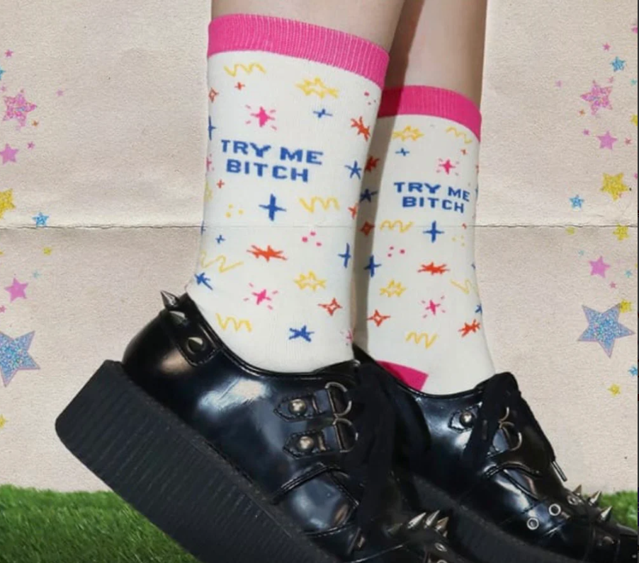 Try Me Bitch Socks