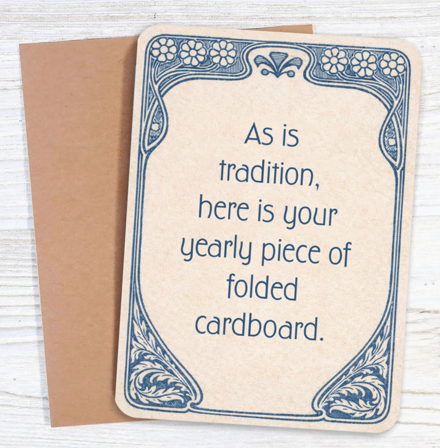As Is Tradition, Here Is Your Yearly Piece Of Folded Cardboard Card
