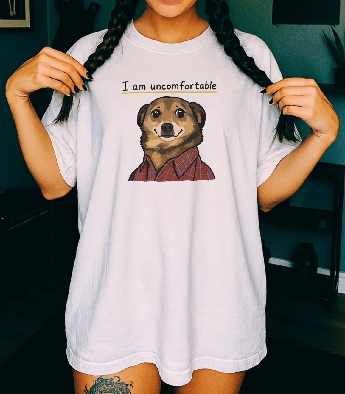 I Am Uncomfortable Unisex Tee