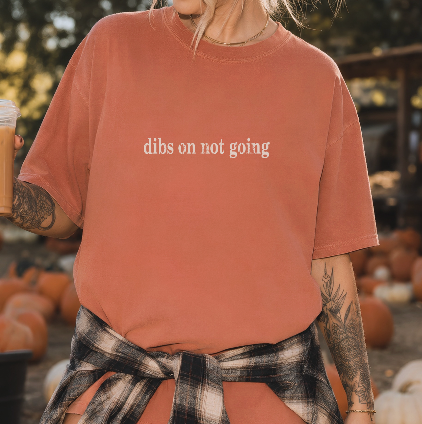 Dibs On Not Going Unisex Tee