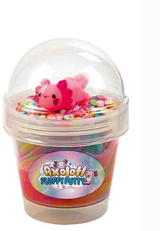 Axolotl Fluffy Putty