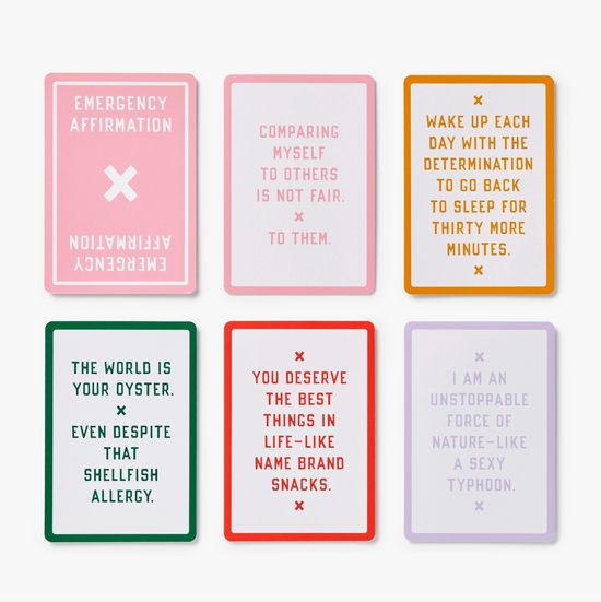 *Imperfectly Perfect* Emergency Affirmations Deck (Reduced Price)