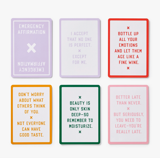 *Imperfectly Perfect* Emergency Affirmations Deck (Reduced Price)