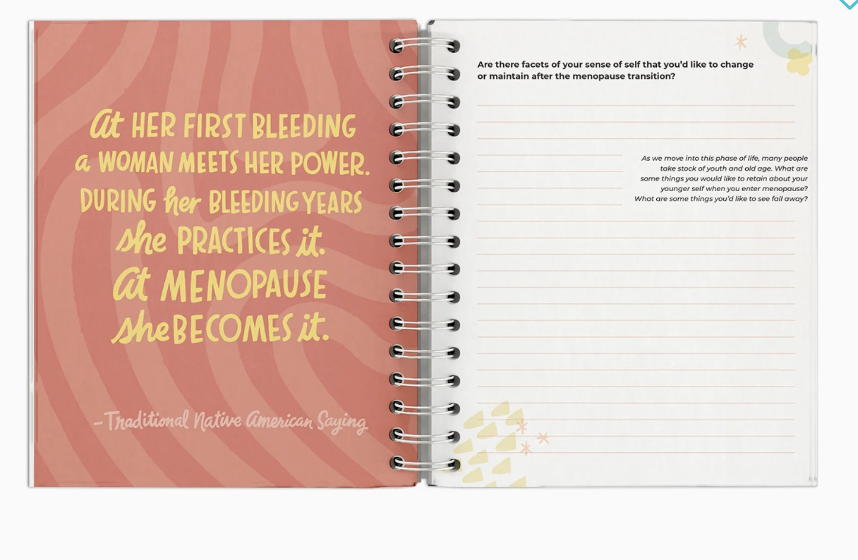 *Imperfectly Perfect* Menopause Tracker Journal - 128 pages (Reduced Price)