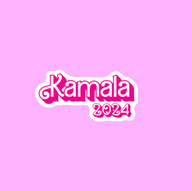 Kamala 2024 Pink Sticker