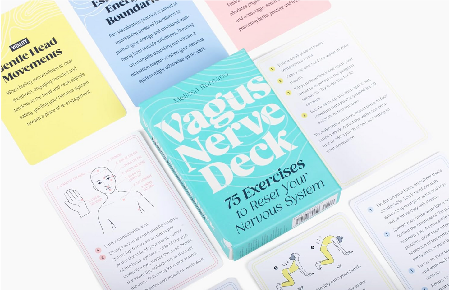 Vagus Nerve Deck: 75 Exercises To Reset Your Nervous System - 75 Cards