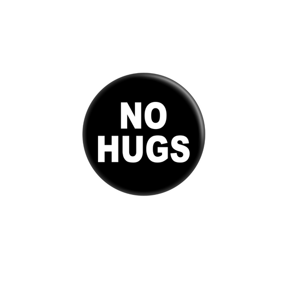 No Hugs Button