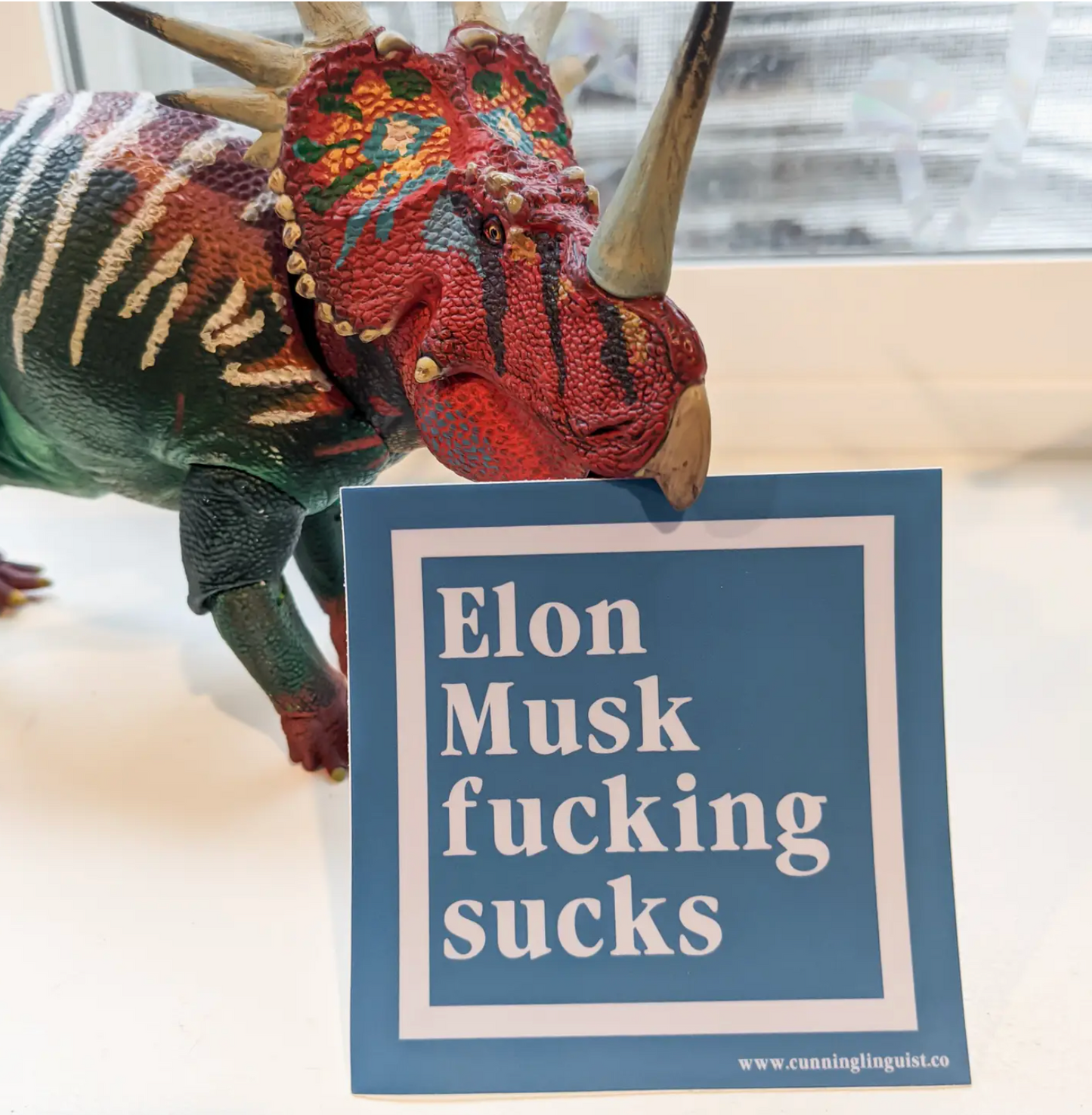 Elon Musk Fucking Sucks Sticker