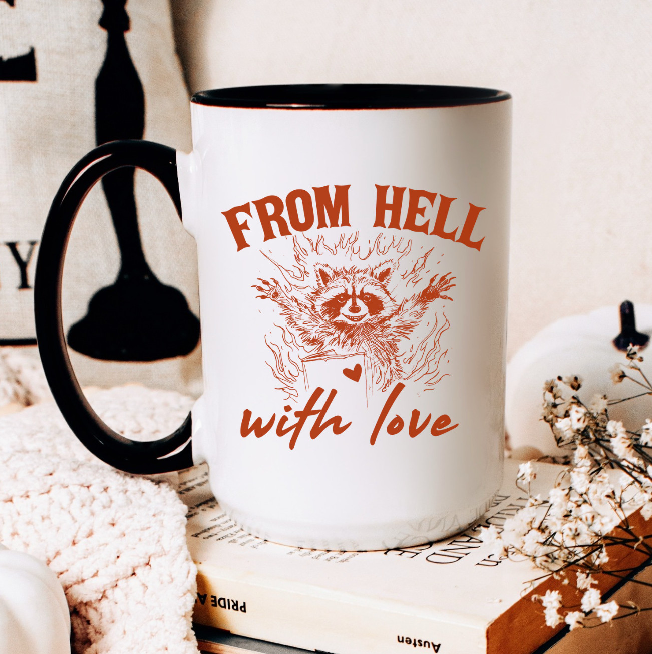 From Hell With Love 15 oz Mug (2 colors available)