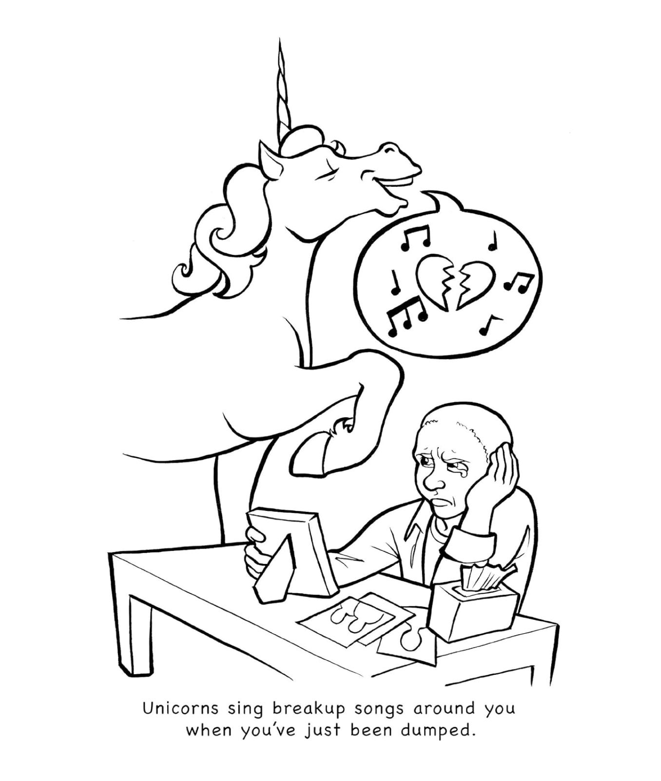 Unicorns Are Jerks Coloring Book