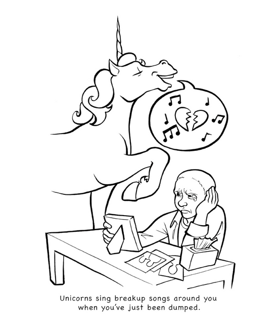 Unicorns Are Jerks Coloring Book