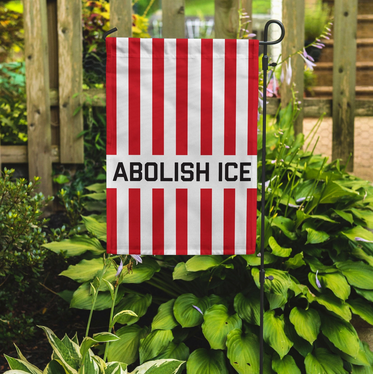 Abolish Ice Garden Flag