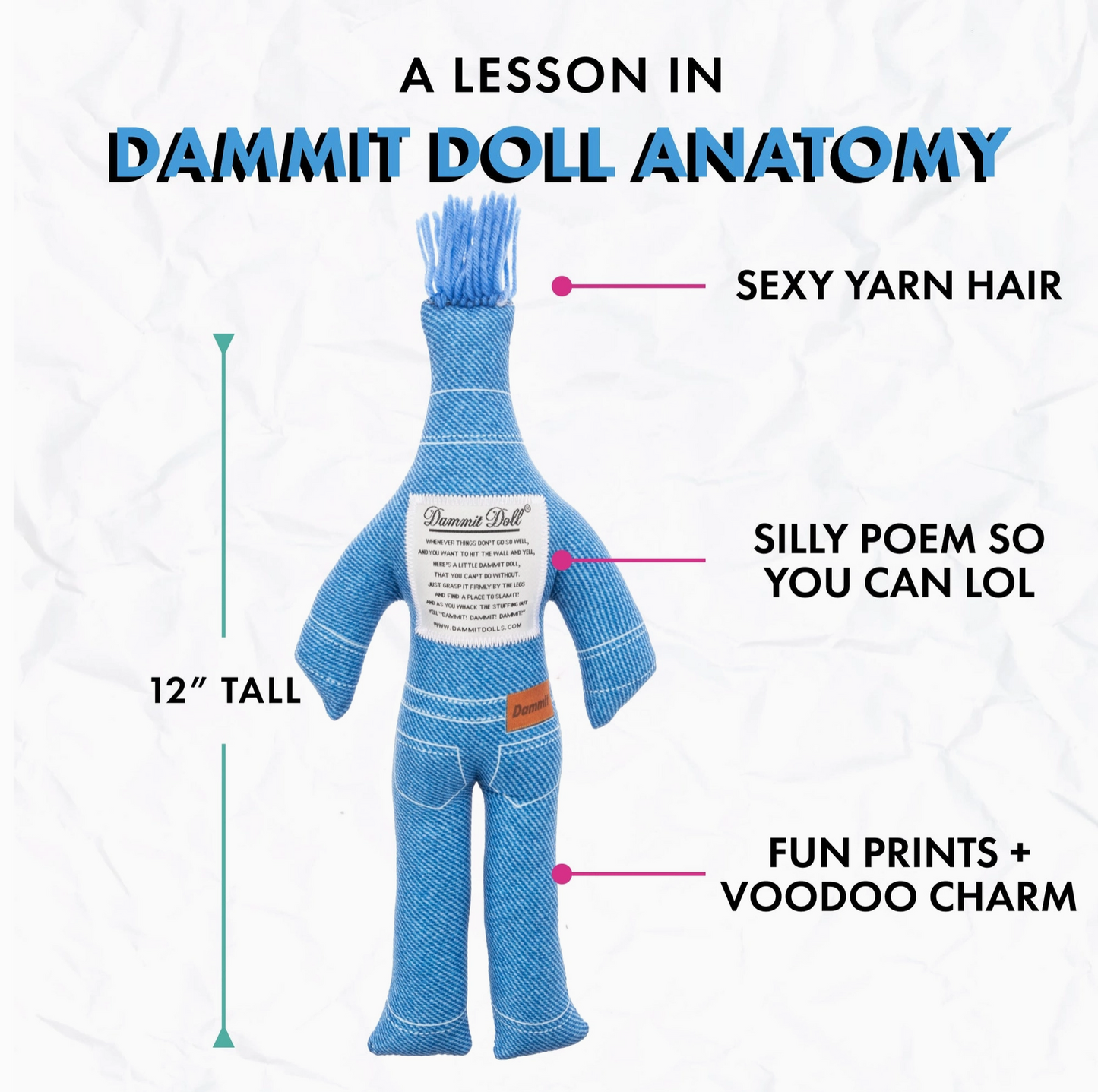 Dammit Doll - Limited Edition - Denim Doll