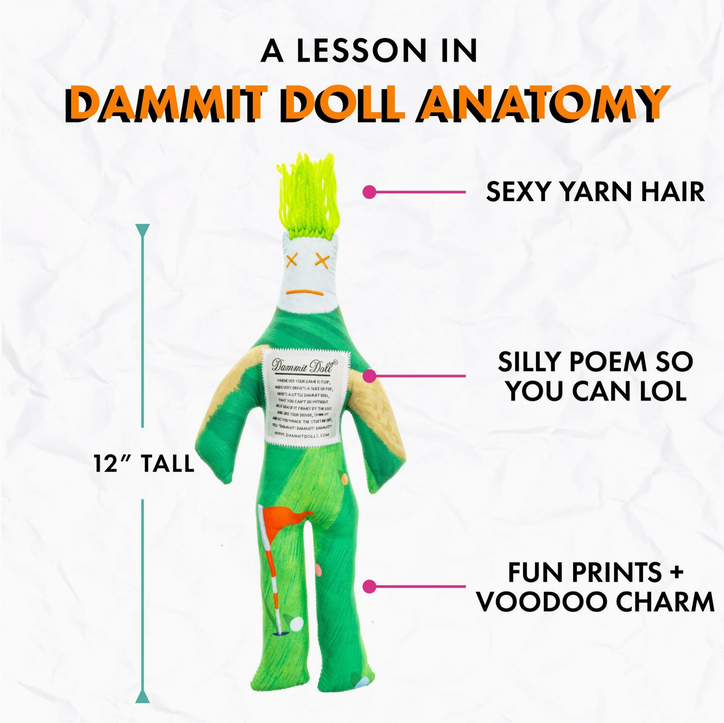 Dammit Doll - Limited Edition - Golf Doll
