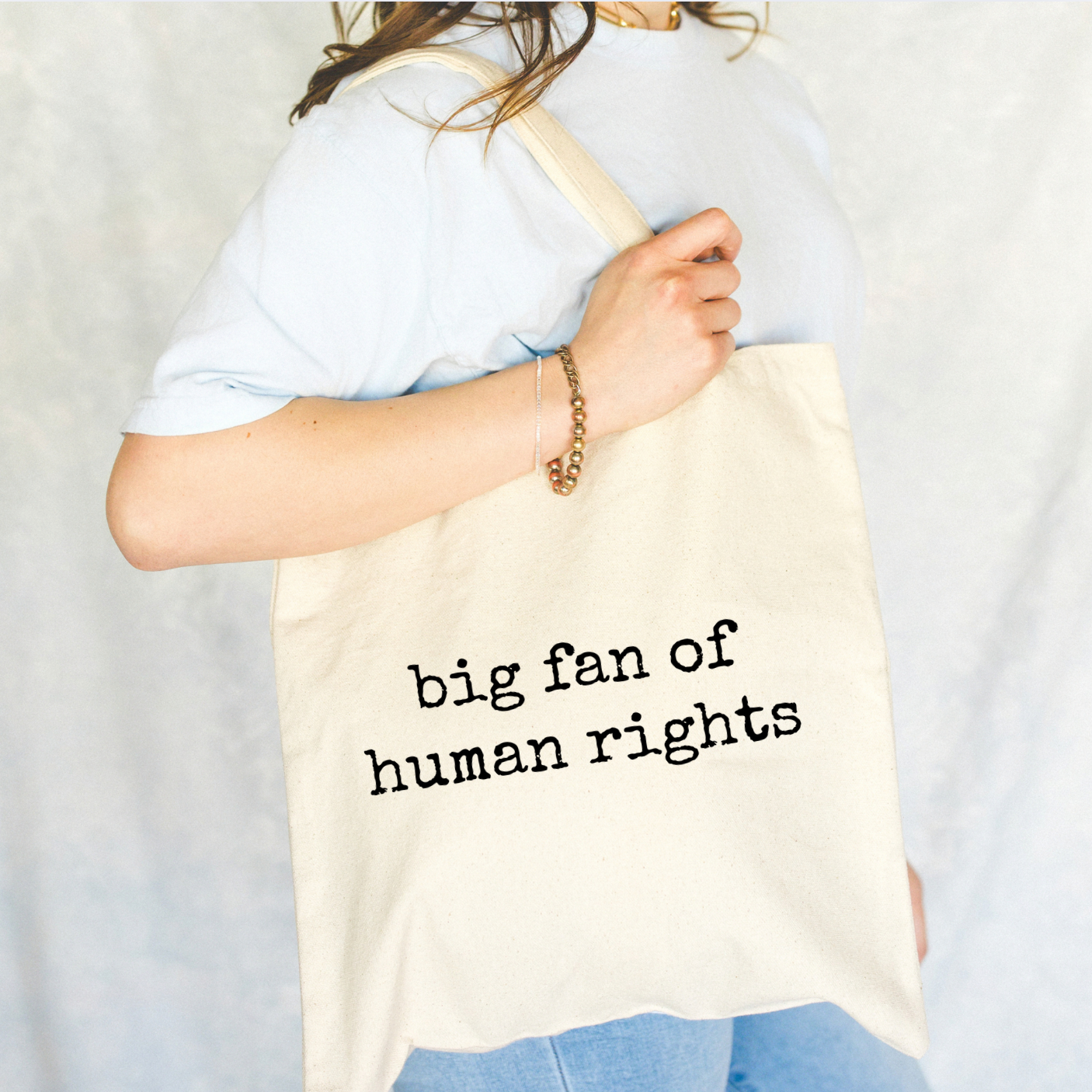 Big Fan Of Human Rights Tote Bag