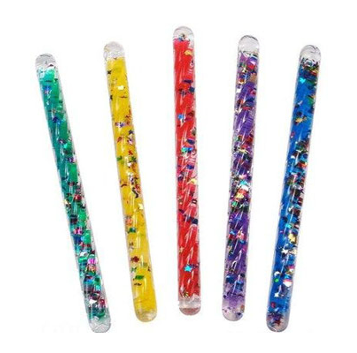 Spiral Glitter Wand, Assorted Colors (6.5'')